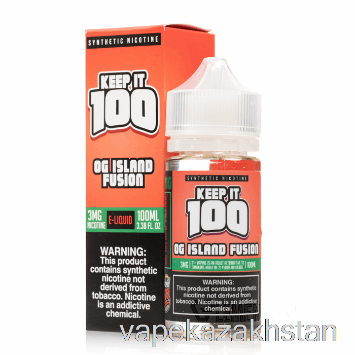 Vape Smoke Fusion - Keep It 100 E-Liquid - 100mL 3mg